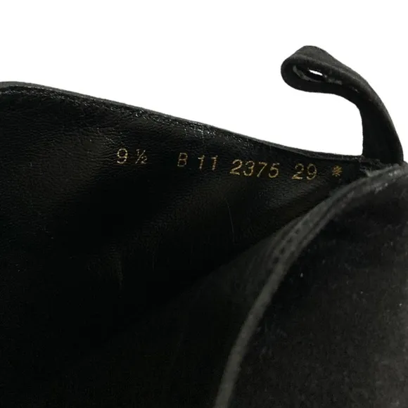 Robert Clergerie Black Suede Ankle Boots