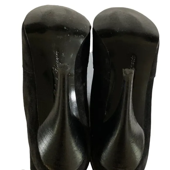 Robert Clergerie Black Suede Ankle Boots