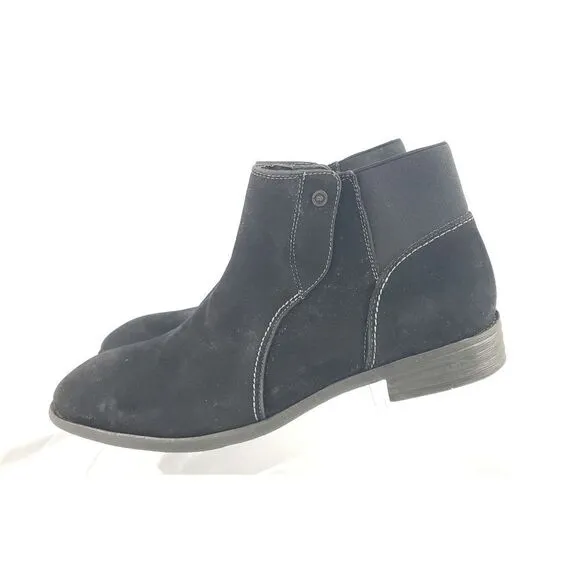 Robert Wayne men’s Black Chelsea suede Boots size 12