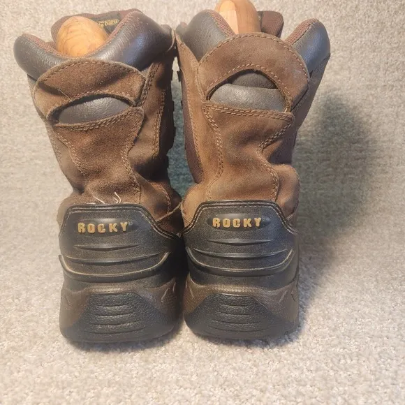 Rocky Boots Mens 6 Waterproof Hunting Boots 1000g In Foot 600g In Shaft Camo