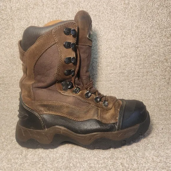 Rocky Boots Mens 6 Waterproof Hunting Boots 1000g In Foot 600g In Shaft Camo