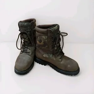 Rocky Gore Tex Hunting Boots Mens 10 M Brown Leather Suede Mossy Oak Camo