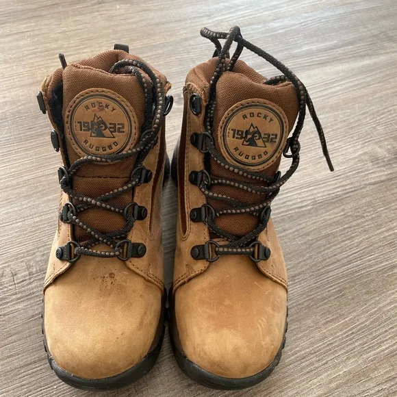 Rocky Kids Boots in Brown and Black