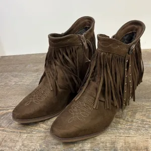 Roper Women’s Fringy Western Ankle Boots Size 5