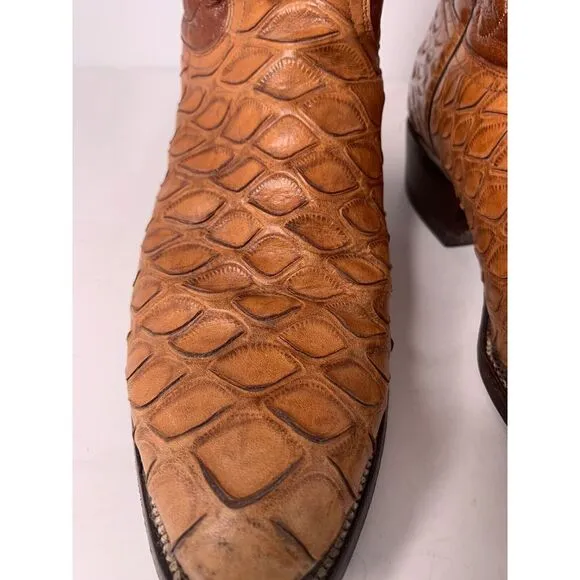 RUDEL EXOTIC Rare Women's Leather Cowboy Boots Sz 6‎
