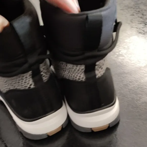 Ryka Black Rain &amp; Snow Boots with High-Top Design