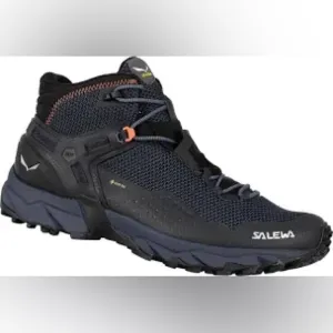 Salewa Men’s intro flex 2 mid goretex sneakers hiking boots black size 10.5