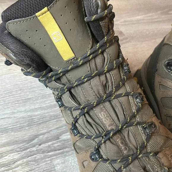 Salomon Quest 4D 2 GTX GORE-TEX Waterproof Brown Hiking Boot Mens 14 UK 13.5