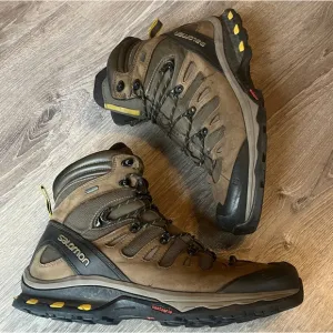 Salomon Quest 4D 2 GTX GORE-TEX Waterproof Brown Hiking Boot Mens 14 UK 13.5