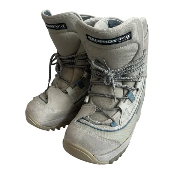 SALOMON Synapse Women's Snowboard Boots Lace Up Snow Shoes Size 10