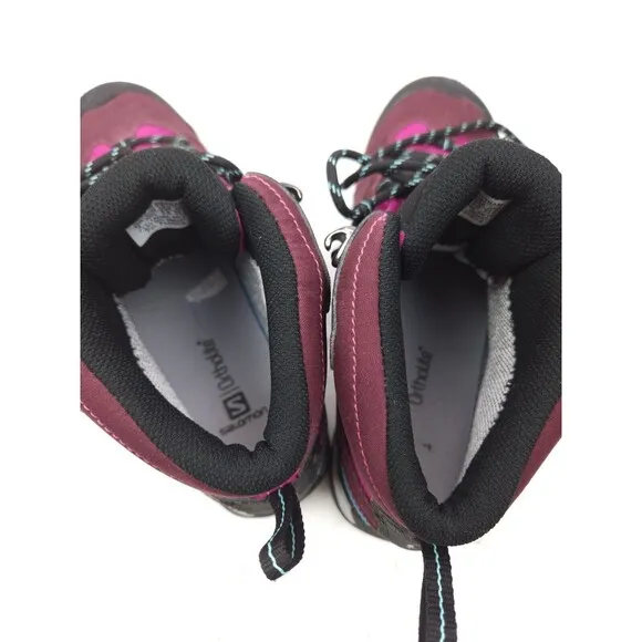 Salomon Women's Ellipse 2 Mid LTR GTX Hiking Boots Size 5.5 Purple