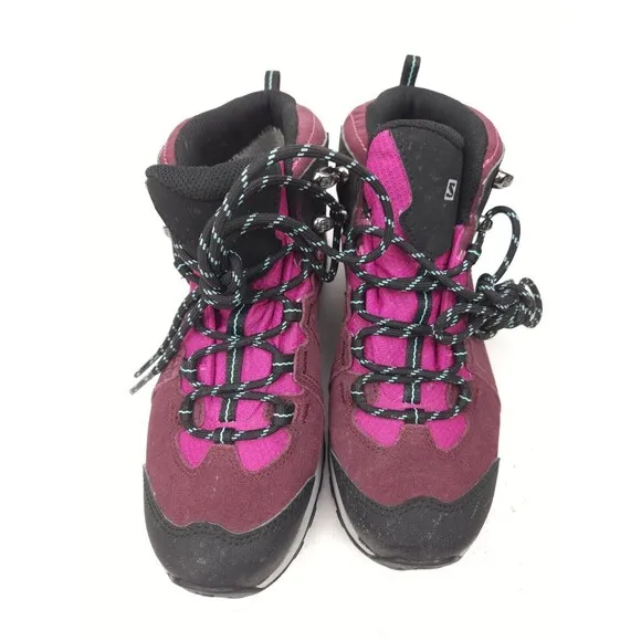 Salomon Women's Ellipse 2 Mid LTR GTX Hiking Boots Size 5.5 Purple