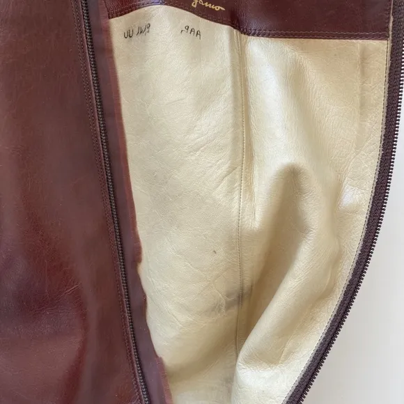 Salvatore Ferragamo Vintage Leather Boots Made in Italy