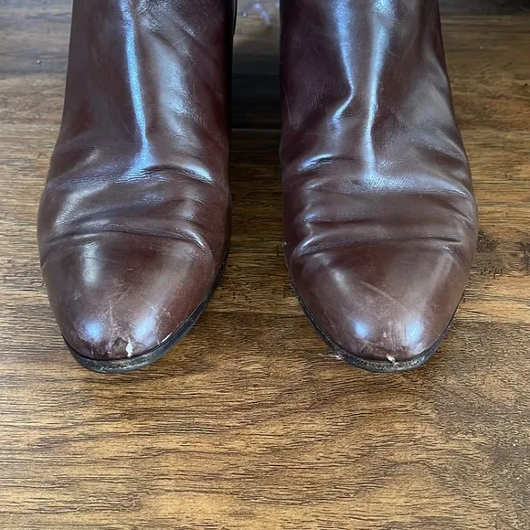 Salvatore Ferragamo vintage leather riding boots