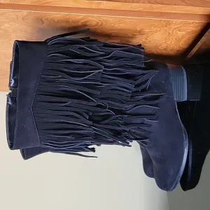 Sam Edelman Abbey Minnie Fringe Boots