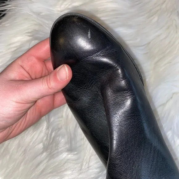 Sam Edelman black leather size 10 m riding boots