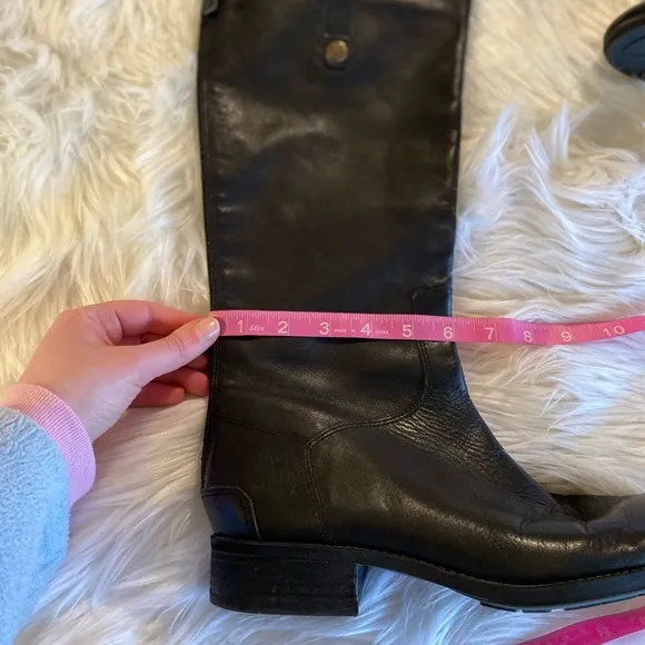 Sam Edelman black leather size 10 m riding boots
