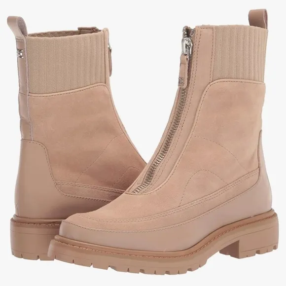 Sam Edelman Boots Size 8 Zips up Front Suede Brand New in Box