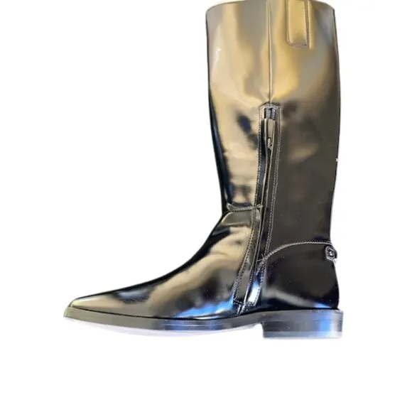 Sam Edelman Cesar Black Riding Boots Size 7 NIB