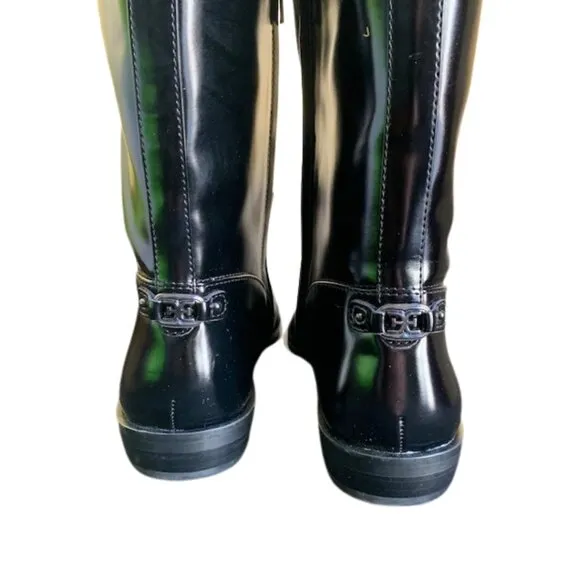 Sam Edelman Cesar Black Riding Boots Size 7 NIB