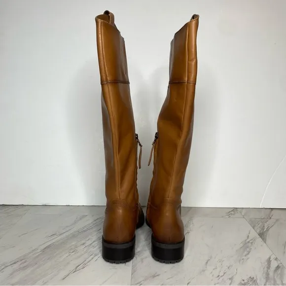 Sam Edelman Drina Brown Leather Riding Boot 8 1/2 M