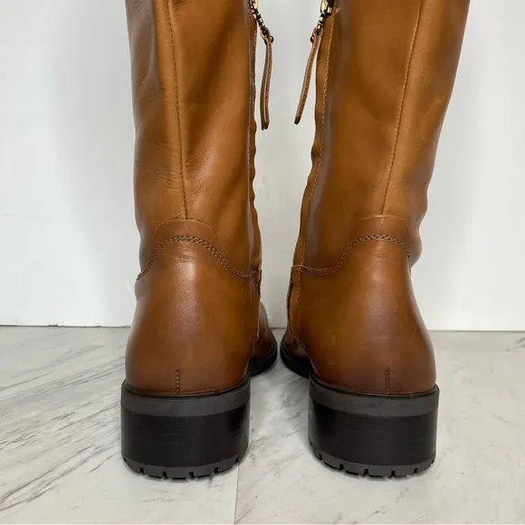 Sam Edelman Drina Brown Leather Riding Boot 8 1/2 M