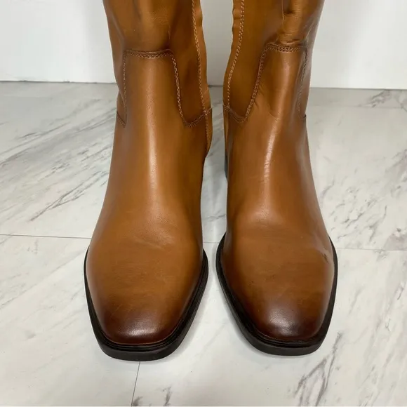 Sam Edelman Drina Brown Leather Riding Boot 8 1/2 M