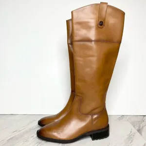 Sam Edelman Drina Brown Leather Riding Boot 8 1/2 M