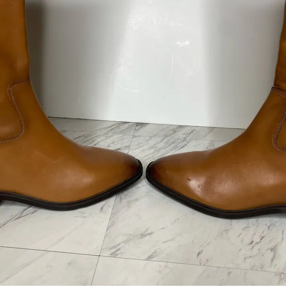 Sam Edelman Drina Brown Leather Riding Boot 8 1/2 M
