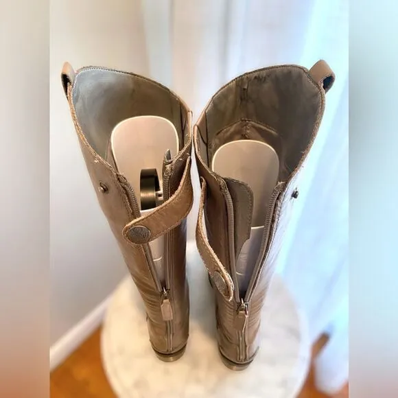 Sam Edelman Grey Penny Riding Boots Size 5.5M