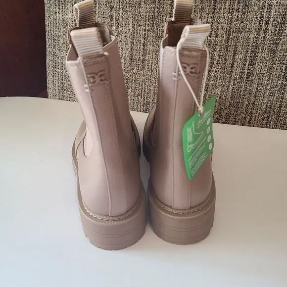 Sam Edelman Laguna Chelsea Boots Leather Tan Women's Size 9.5M Waterproof
