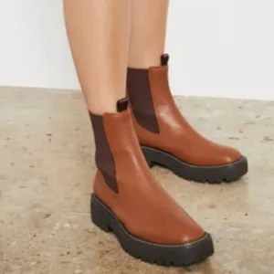 Sam Edelman | Laguna Chelsea Tawny Brown Boots NEW