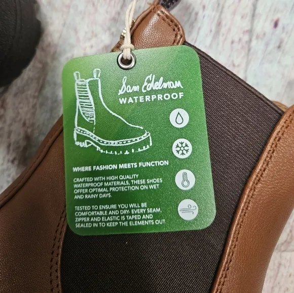 Sam Edelman | Laguna Chelsea Tawny Brown Boots NEW