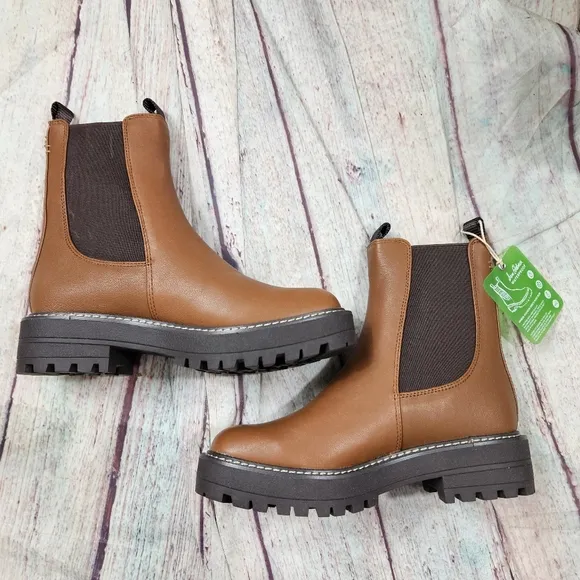 Sam Edelman | Laguna Chelsea Tawny Brown Boots NEW