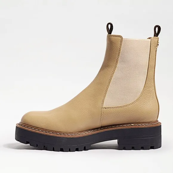 Sam Edelman Laguna Lug-Sole Leather Combat Boots Size 11, New in Box $170