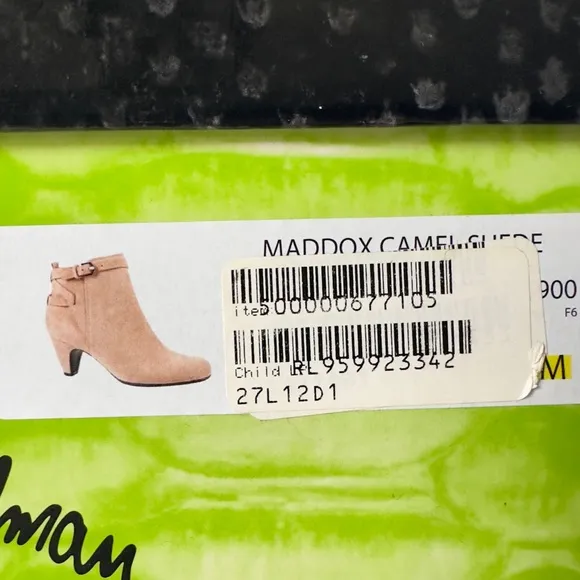Sam Edelman Maddox Ankle Suede Boots In Camel Size 10.5