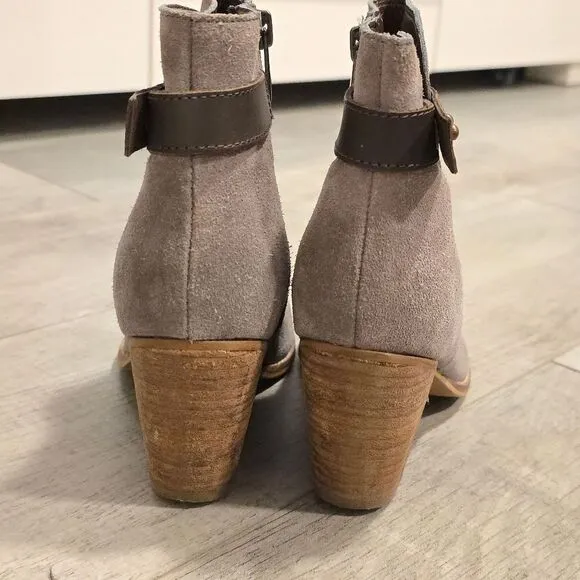 Sam Edelman Marielle Ankle Boots In grey suede 6.5
