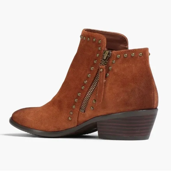 SAM EDELMAN Paola Studded Suede Ankle Boots - Women’s Size 8 - New In Box