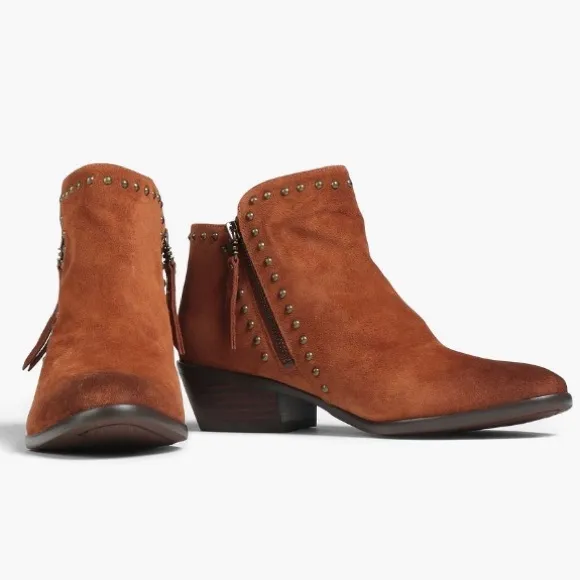 SAM EDELMAN Paola Studded Suede Ankle Boots - Women’s Size 8 - New In Box
