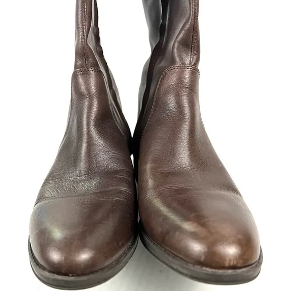 Sam Edelman Patton 2 Brown Leather Riding Boots - Size 8