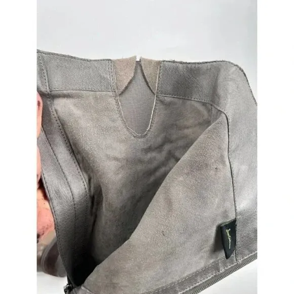 Sam Edelman Pembroke Brown Leather Suede Riding Boots Women's Size 8M 39 EUR