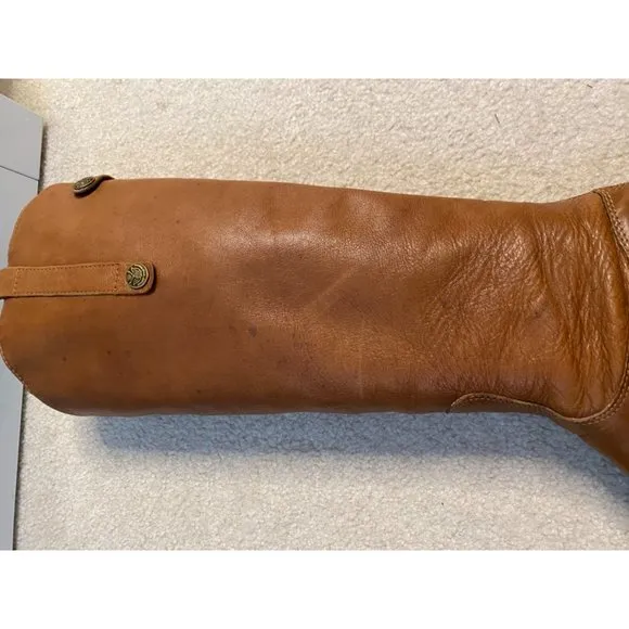 Sam Edelman Penny Riding Leather Boots 9.5 Tan