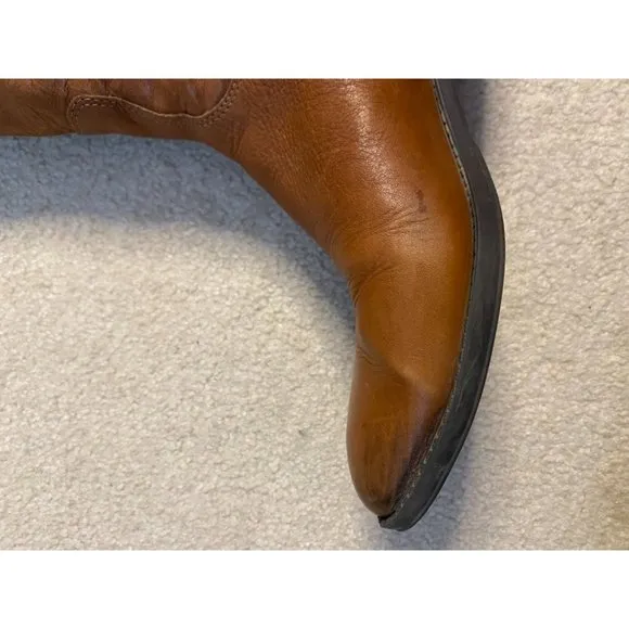Sam Edelman Penny Riding Leather Boots 9.5 Tan