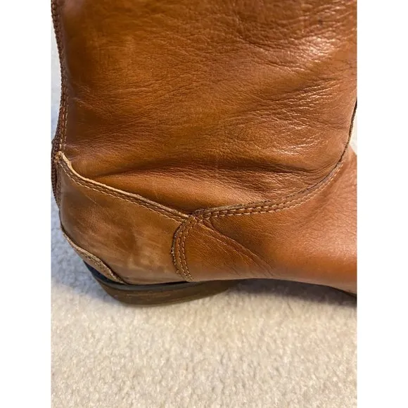 Sam Edelman Penny Riding Leather Boots 9.5 Tan