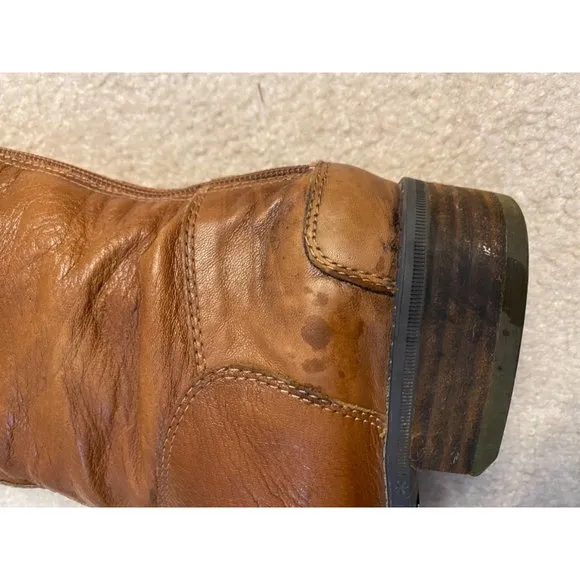 Sam Edelman Penny Riding Leather Boots 9.5 Tan