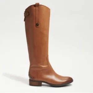 Sam Edelman penny wide soft camel leather riding boots size 5