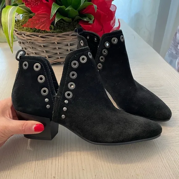 Sam Edelman Suede‎ Leather Boots Sz 7.5 Perfect Condition