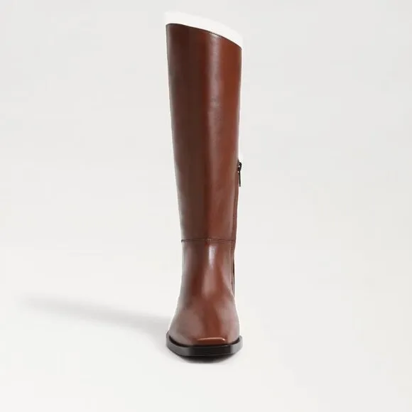 Sam Edelman Woman CESAR Knee High Boot Brown Leather SZ 7.5 NEW