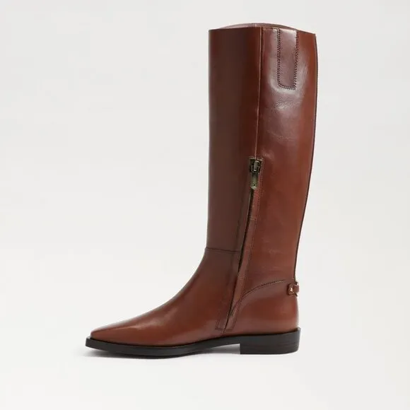Sam Edelman Woman CESAR Knee High Boot Brown Leather SZ 7.5 NEW