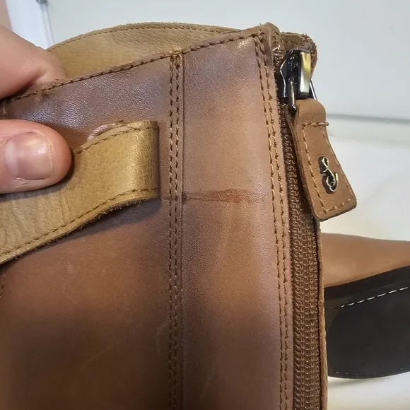 Sam Edelmen Mikala Whiskey Leather Riding Boots